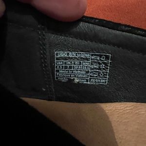 Black UGG Lofers size 8.5 US, but fit tight like 7.5 wore one time